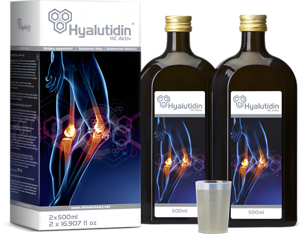  Hyalutidin HC Aktiv – Kwas hialuronowy na stawy 2x500ml